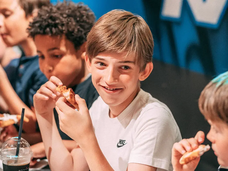 Barnebursdag med pizza hos Megazone