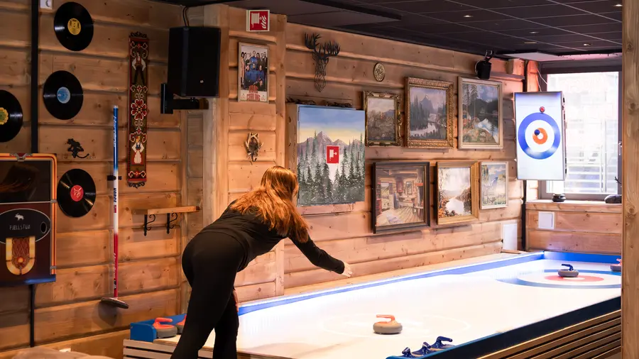 Streetcurling på Fjellstua