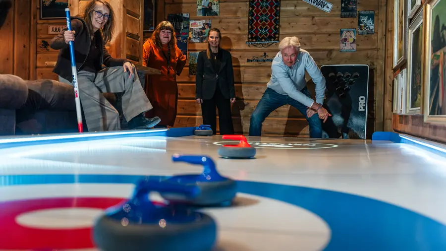 Streetcurling på Fjellstua